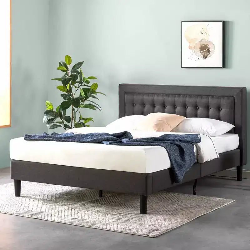 Dachelle Upholstered Platform Bed Frame - Zinus
