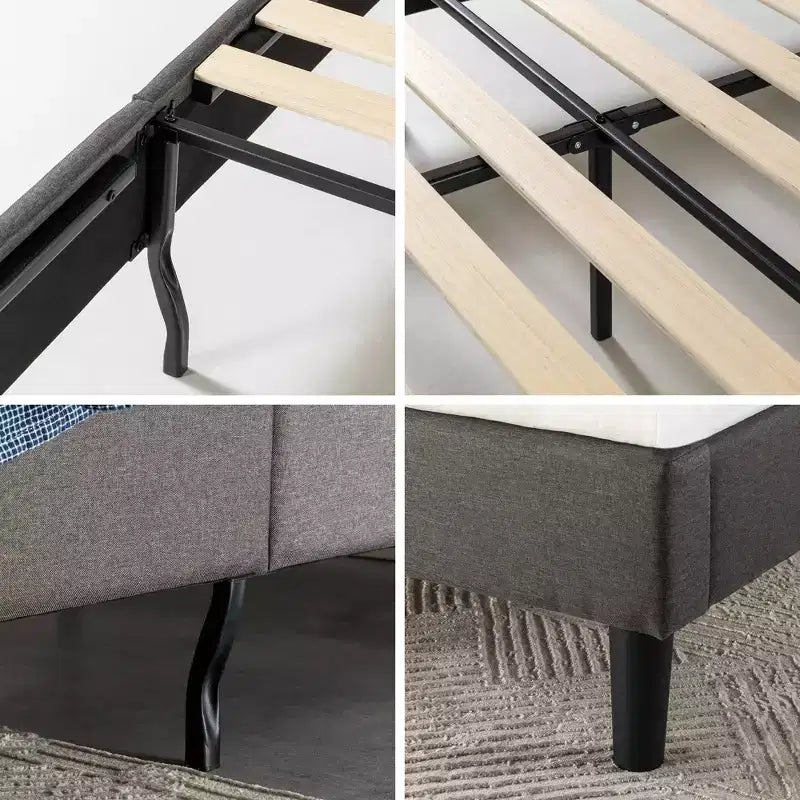 Dachelle Upholstered Platform Bed Frame - Zinus
