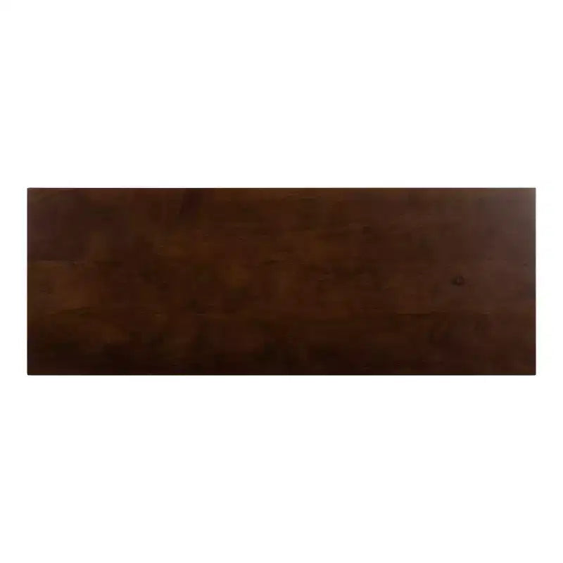 Kate and Laurel Locklear Rectangle Wood Console Table, 38x14x25, Walnut Brown