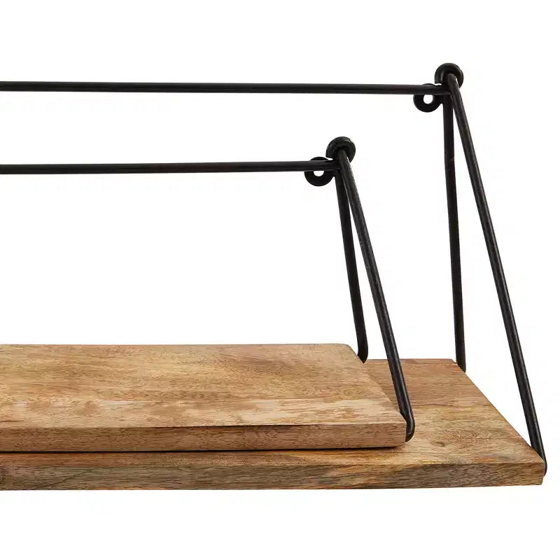 Split P Bar & Loop Shelves Set of 2