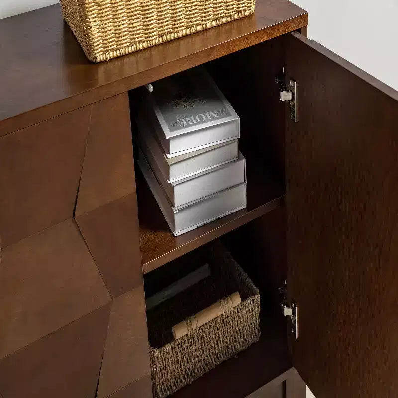 Set of 2 Lucinda 30'' Tall 2 - Door Accent Cabinet with Adjustable Shelves | HULALA HOME