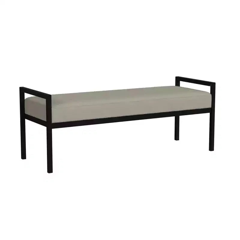 Modern Metal Bench - HomePop