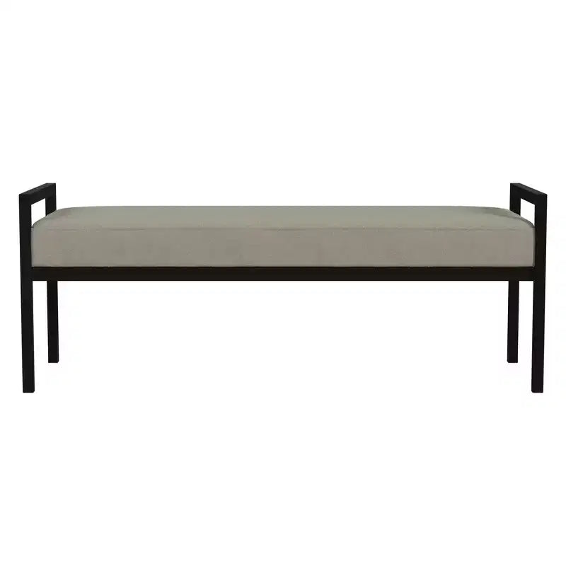 Modern Metal Bench - HomePop