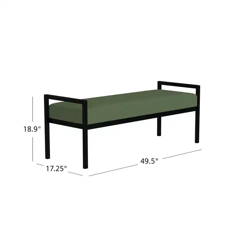 Modern Metal Bench - HomePop
