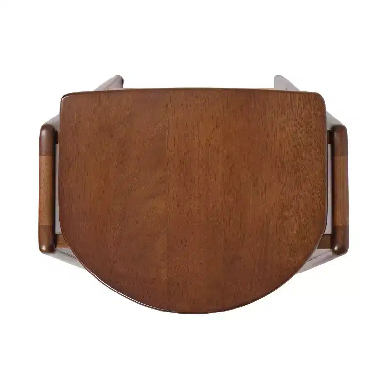 Kate and Laurel Morreau Wood Bar Stool, 17x20x29, Walnut Brown
