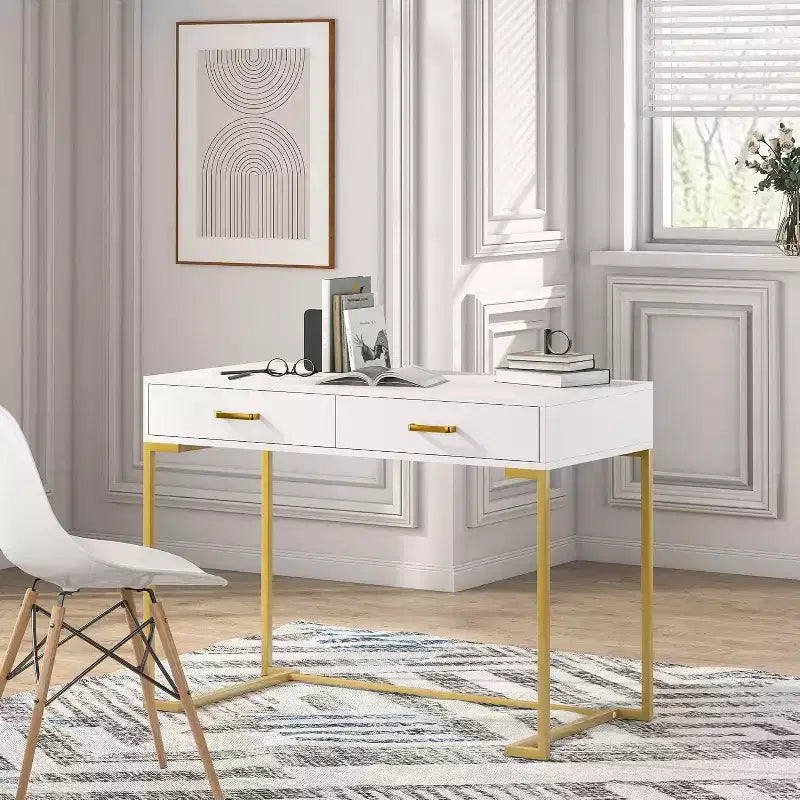 Lantine 40 Inch Modern Simple Computer Desk