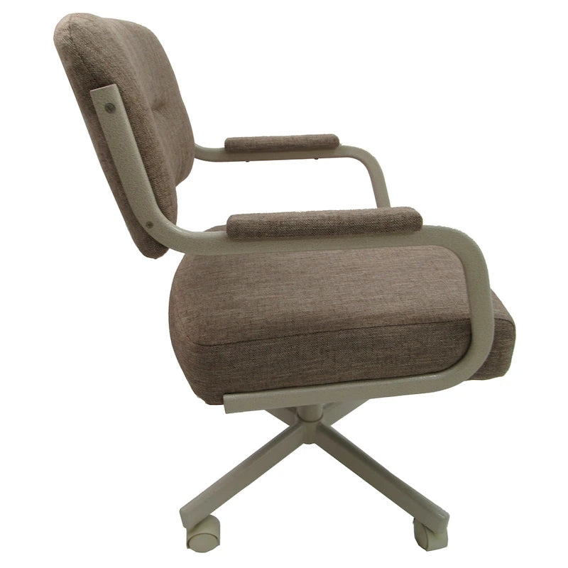 Swivel Kitchen Dining Caster Chair with Wheels - M-110 - N/A