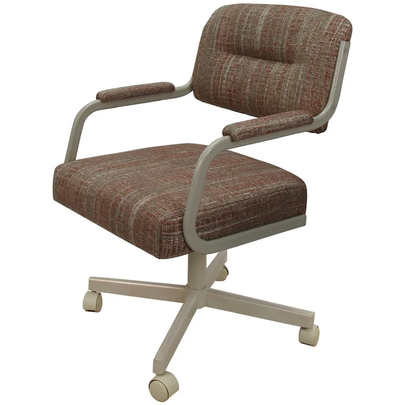 Swivel Kitchen Dining Caster Chair with Wheels - M-110 - N/A