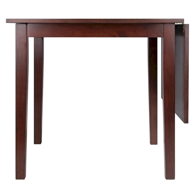 Copper Grove Petronella Walnut Brown Dining Table with Dropleaf Extension - N/A