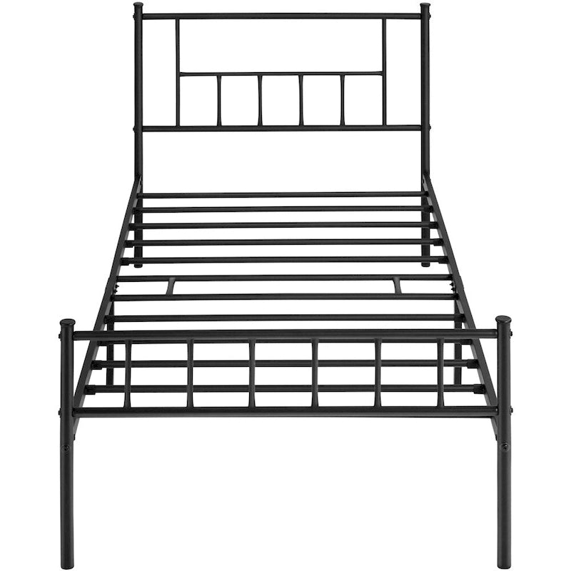 Yaheetech Basic Metal Bed Frame with Headboard and Footboard Bed Foundation